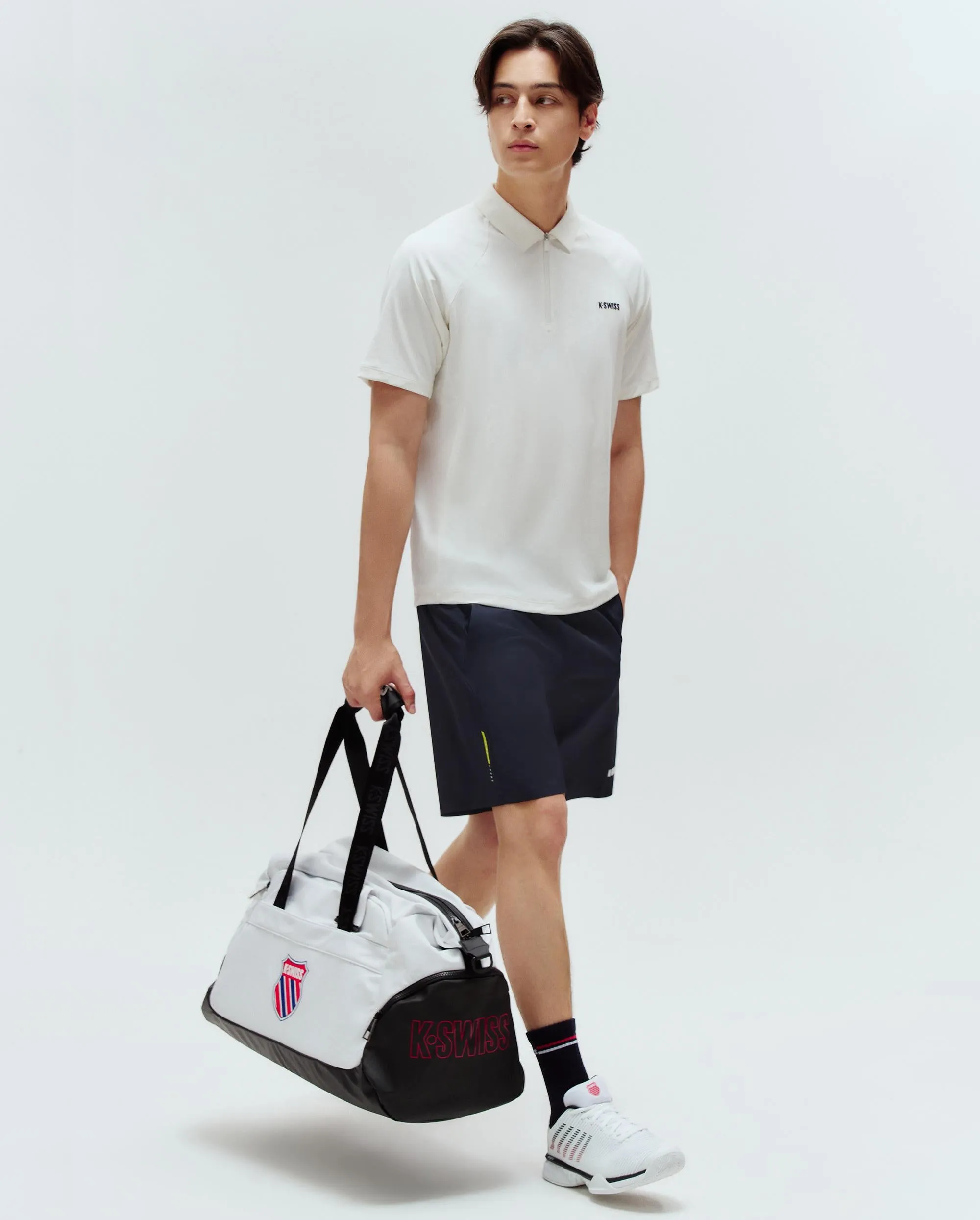 1010680-495 | LOGO WOVEN SHORTS | BLUE/MISC