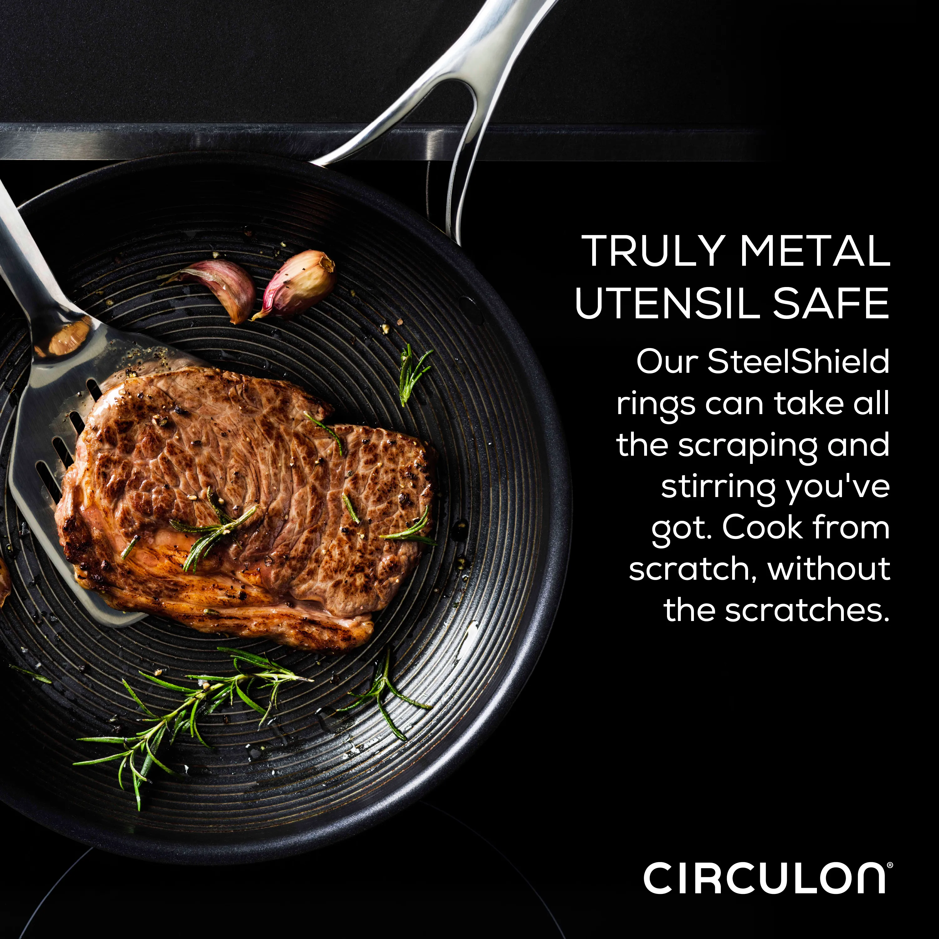 11-Piece Clad Stainless Steel and Hybrid Nonstick Cookware Set