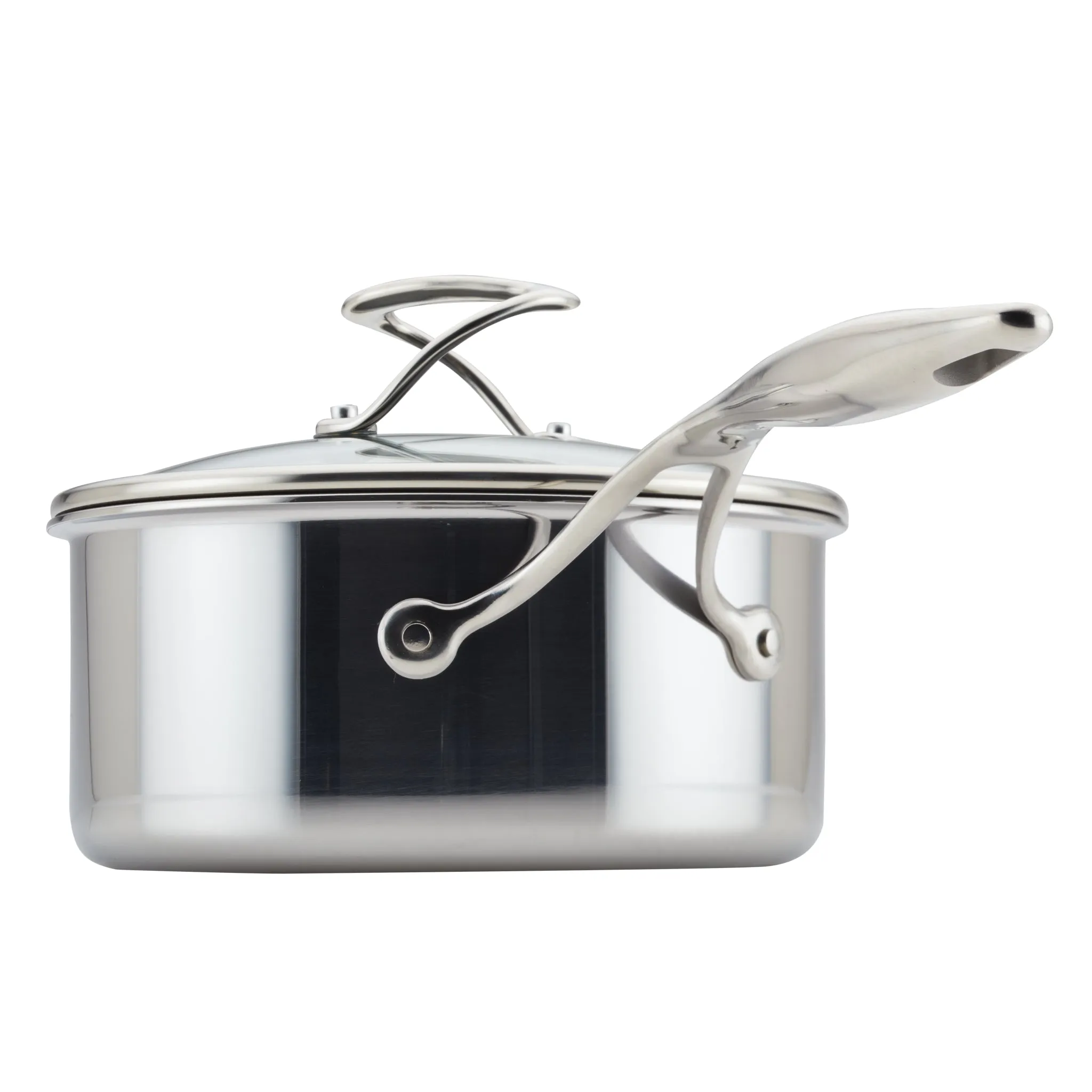 11-Piece Clad Stainless Steel and Hybrid Nonstick Cookware Set