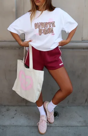 11th Street Out & About Lounge Shorts Raspberry Jelly