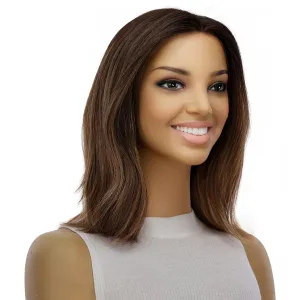 12" Divine Lace Top Topper Dark Brown Balayage