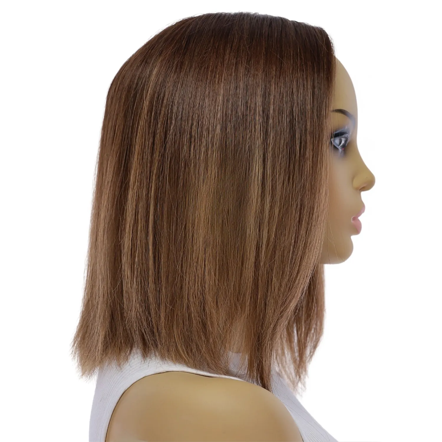 12" Divine Lace Top Topper Medium Brown Balayage