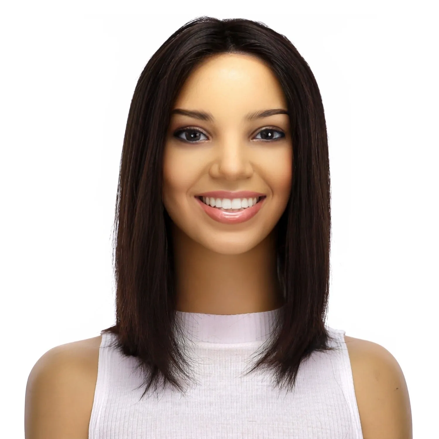 12" Divine Lace Top Topper Natural Black