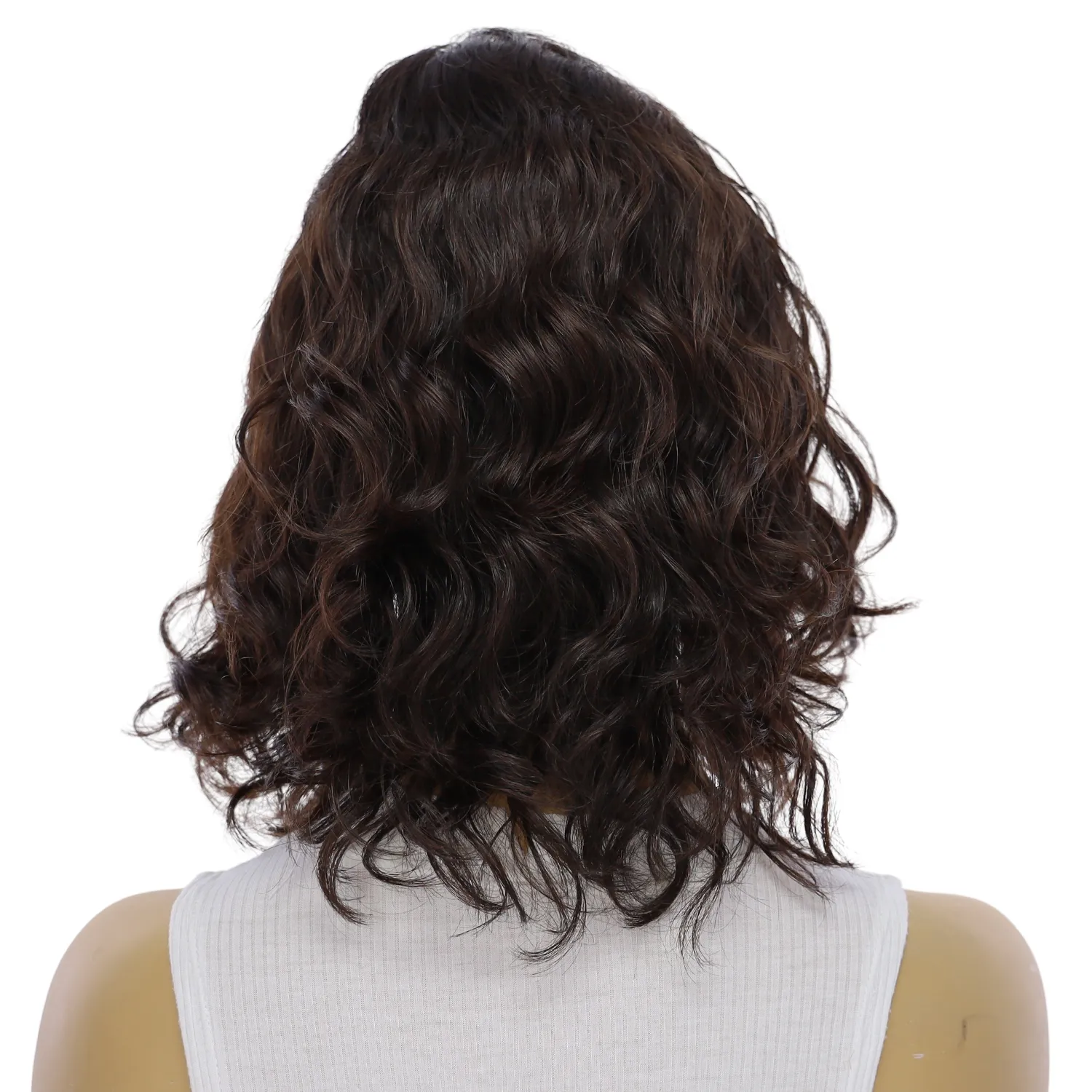 12" Divine Lace Top Topper Soft Black Wavy