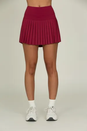 15 Mulberry Pleated Tennis Skirt