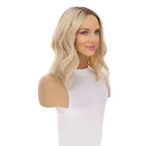 16" Divine Lace Top Topper Platinum Blonde