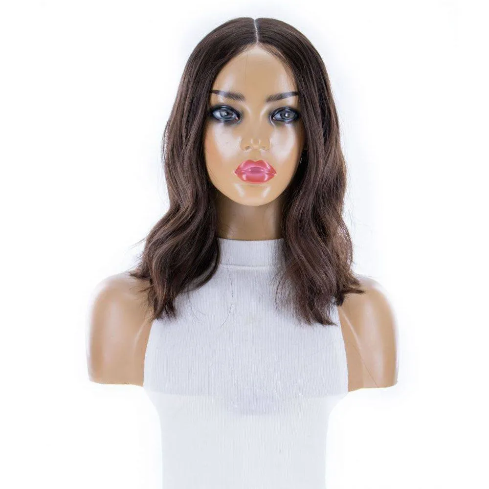 16" Divine Luxe Lace Top Topper #4 Dark Brown