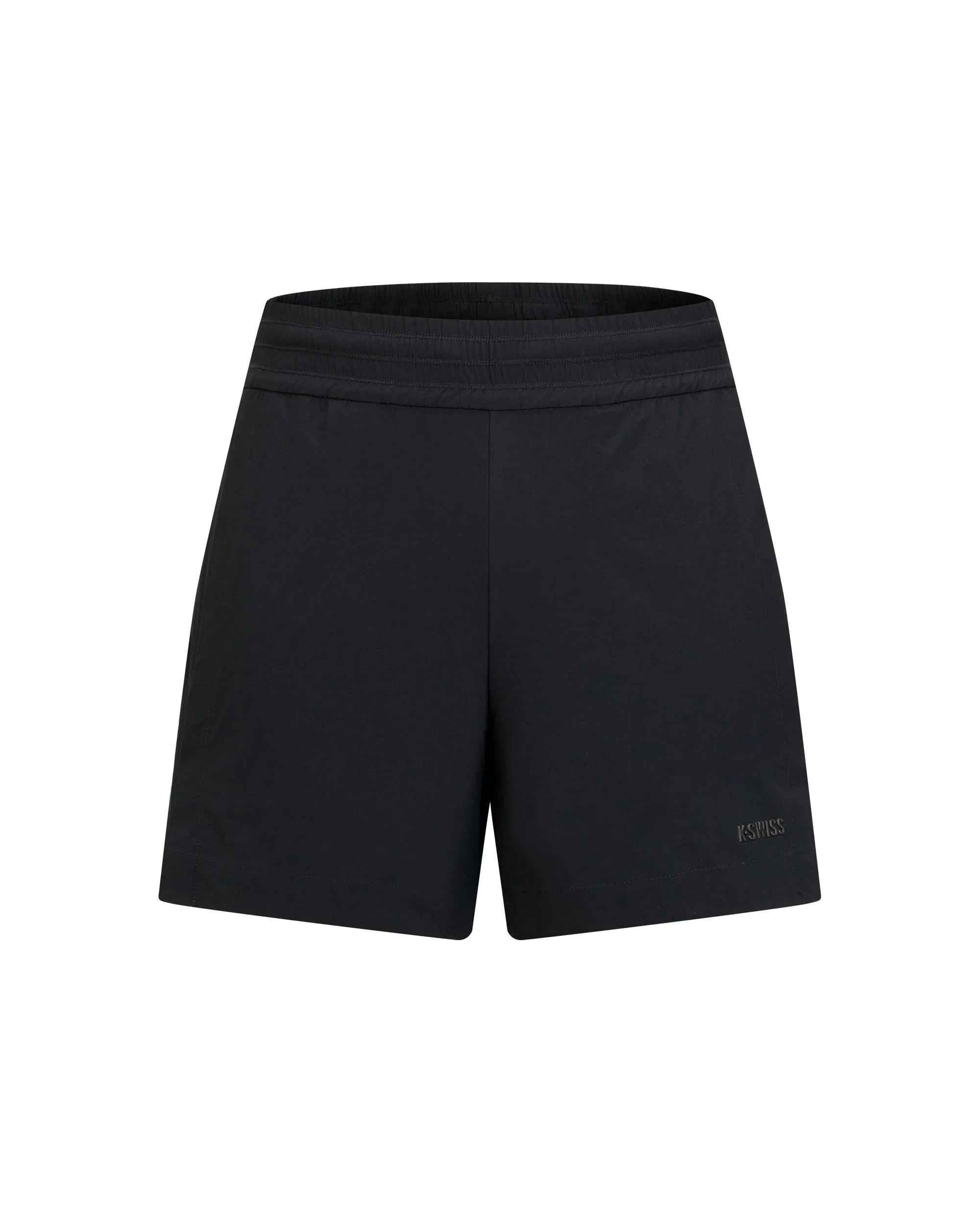 1911669-008 | WOMEN'S K-SWISS LOGO LOOSE FIT SHORTS | BLACK