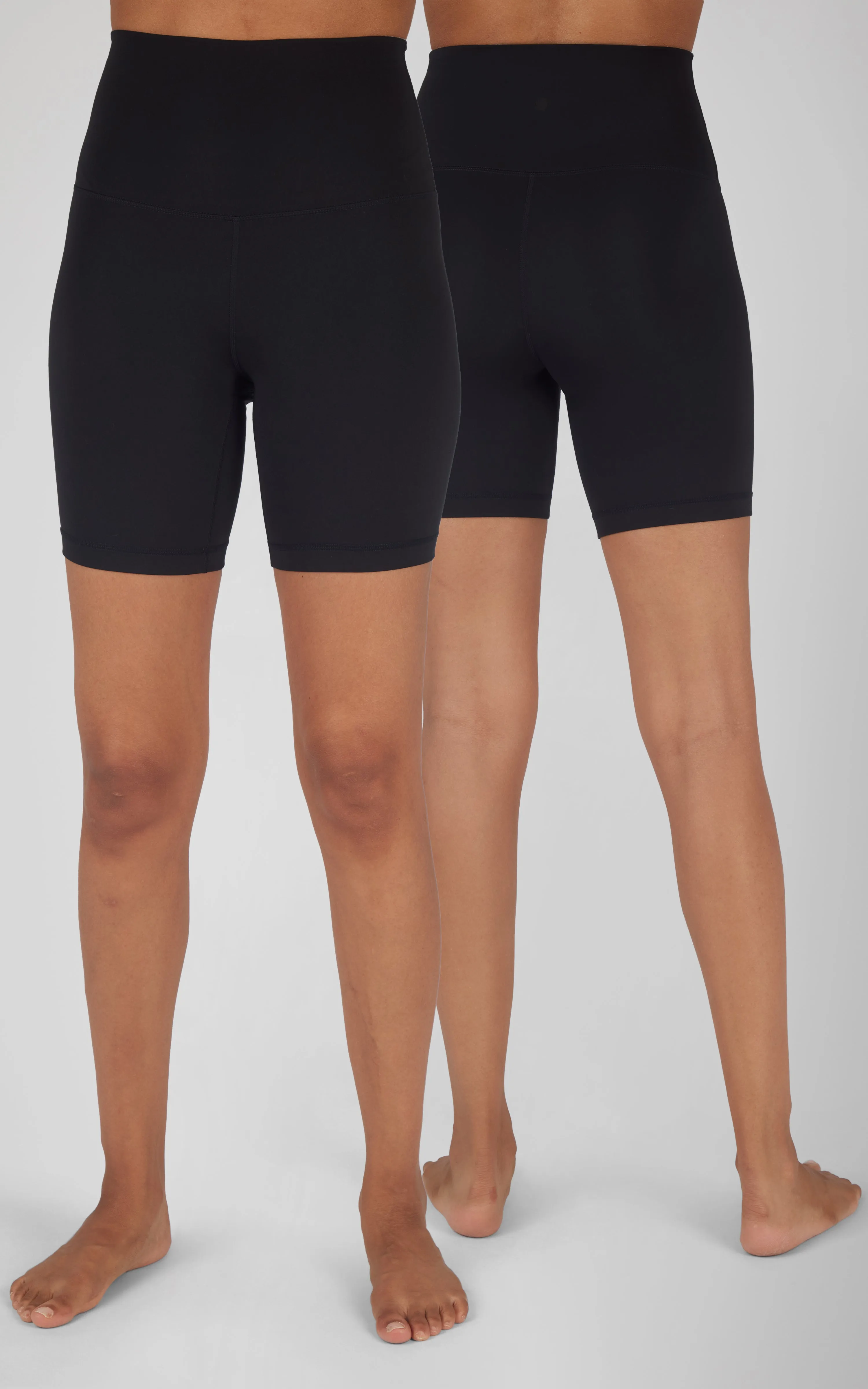 2 PK Lux 7" Super High Waist Bike Short