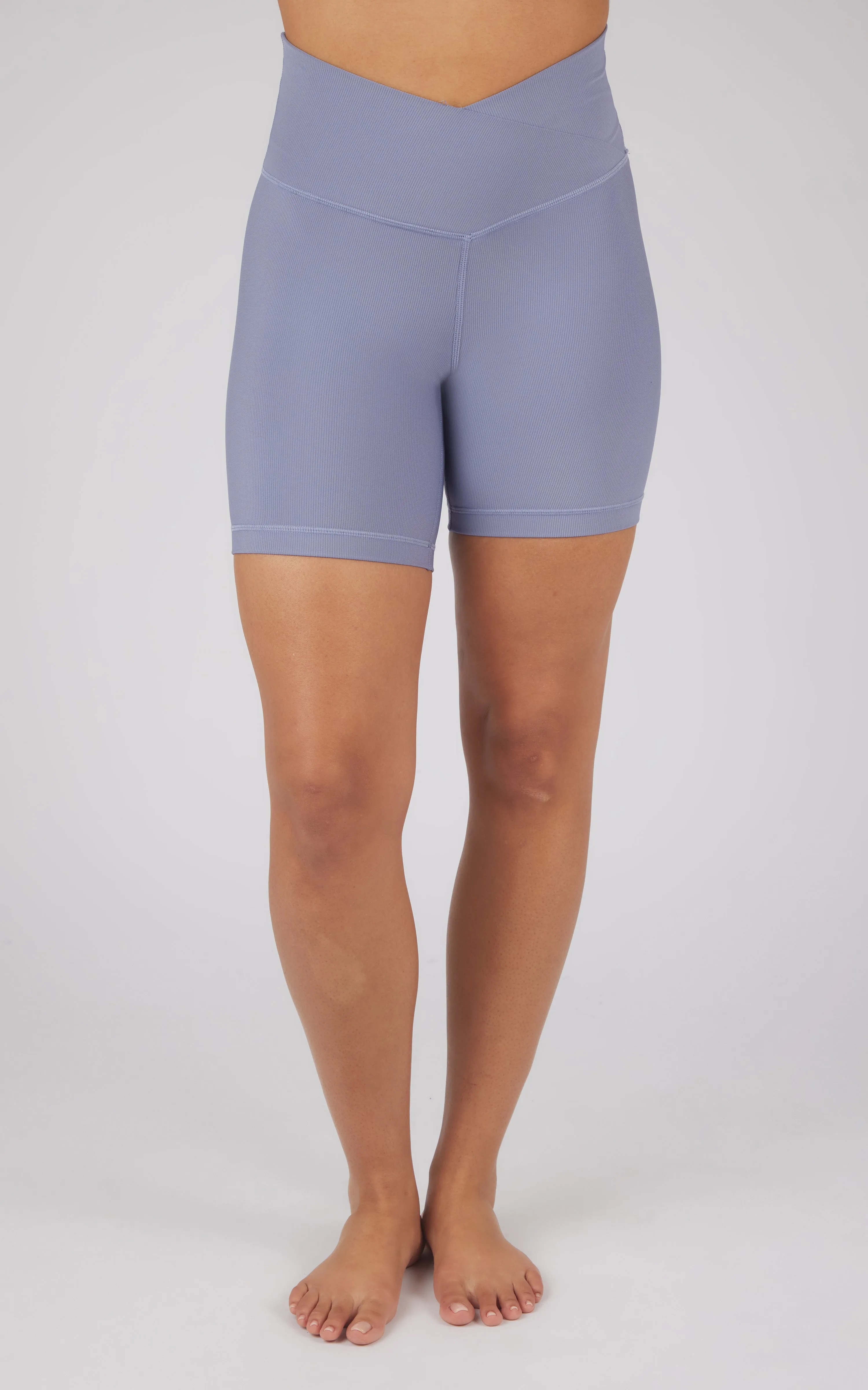 2 PK Ribbed 7" Shorts