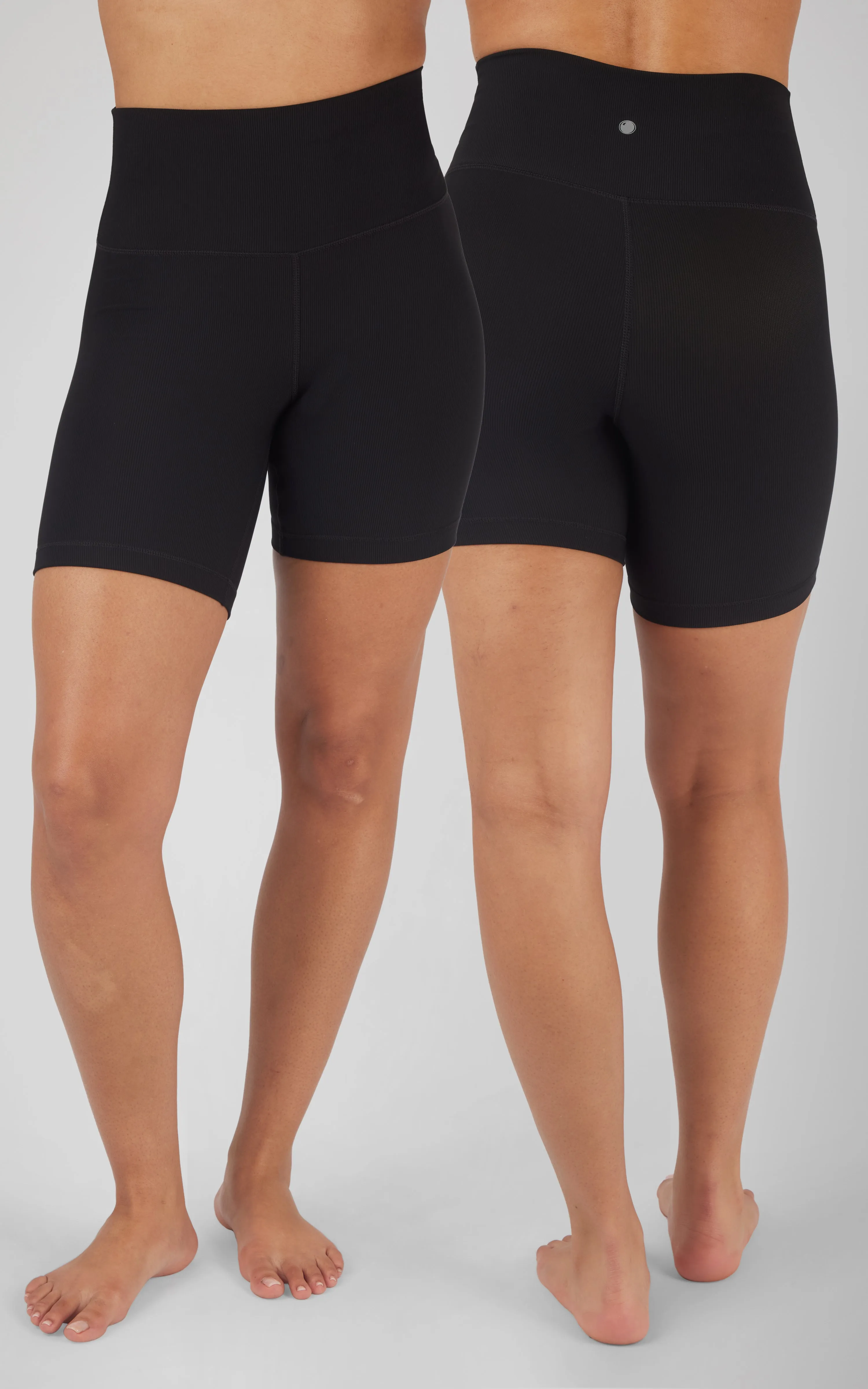 2 PK Ribbed 7" Shorts