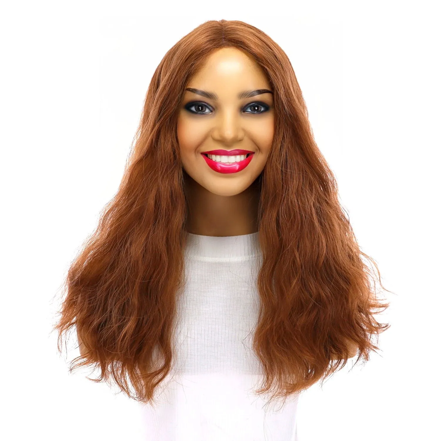 20" Divine Lace Top Topper Copper Wavy