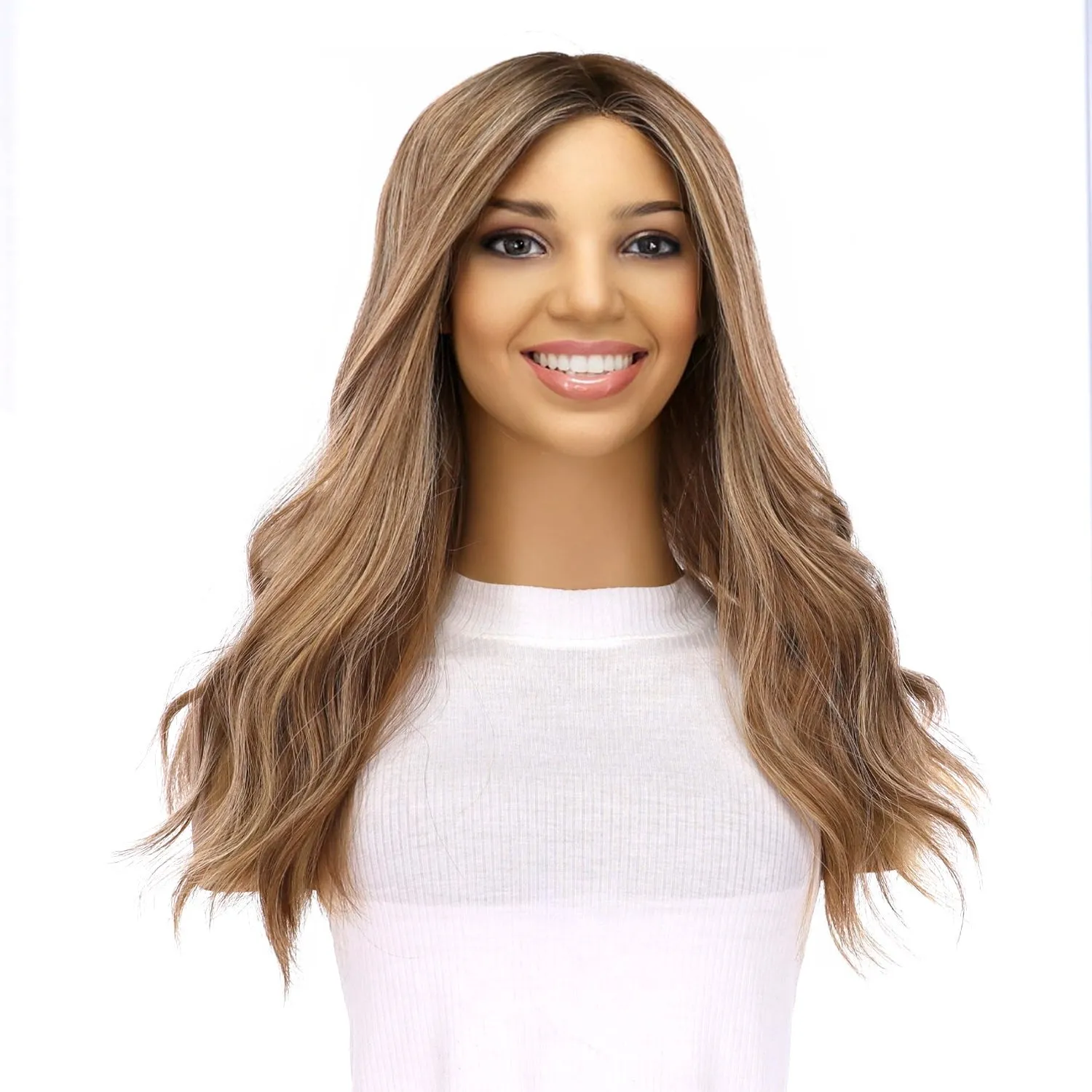 20" Divine Lace Top Topper Medium Blonde w/ Highlights