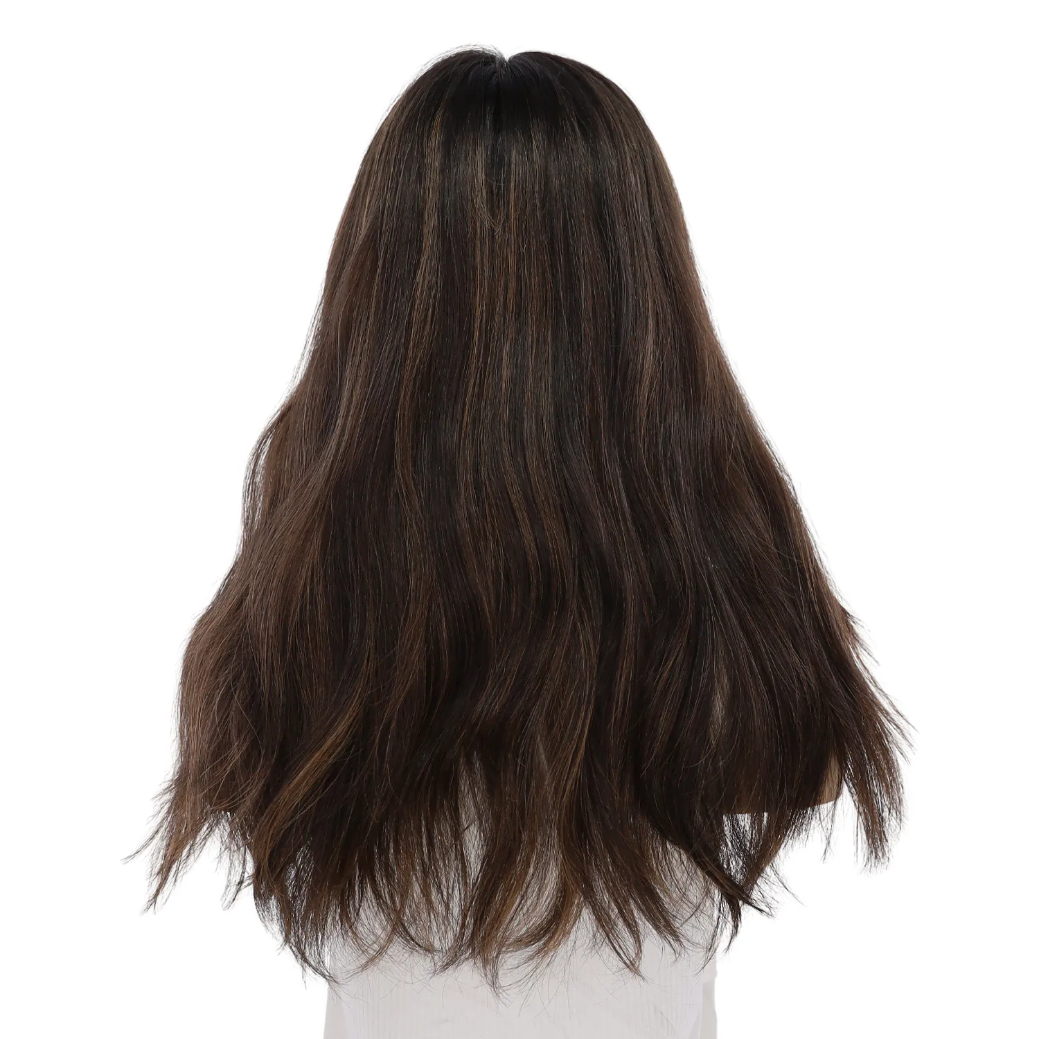 20" Divine Lace Top Topper Soft Black w/ Highlights