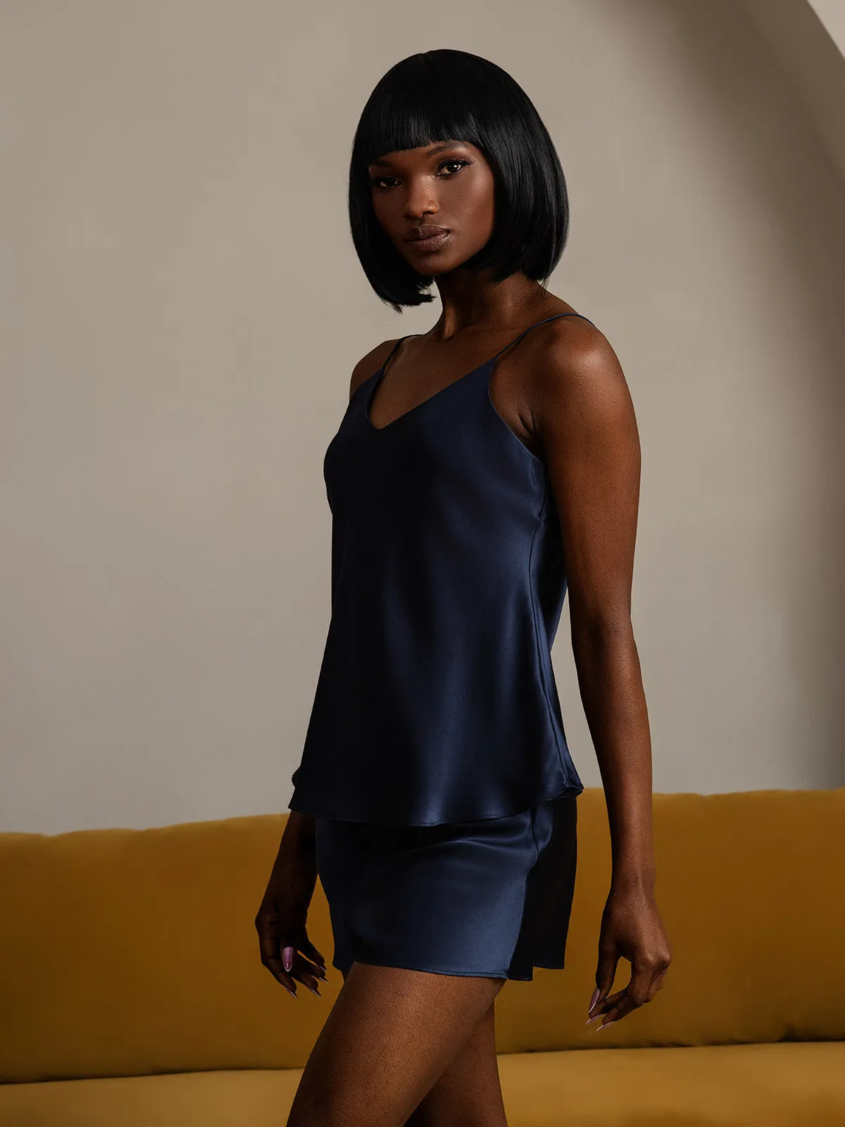 22Momme Silk Camisole & Sleep Shorts Set