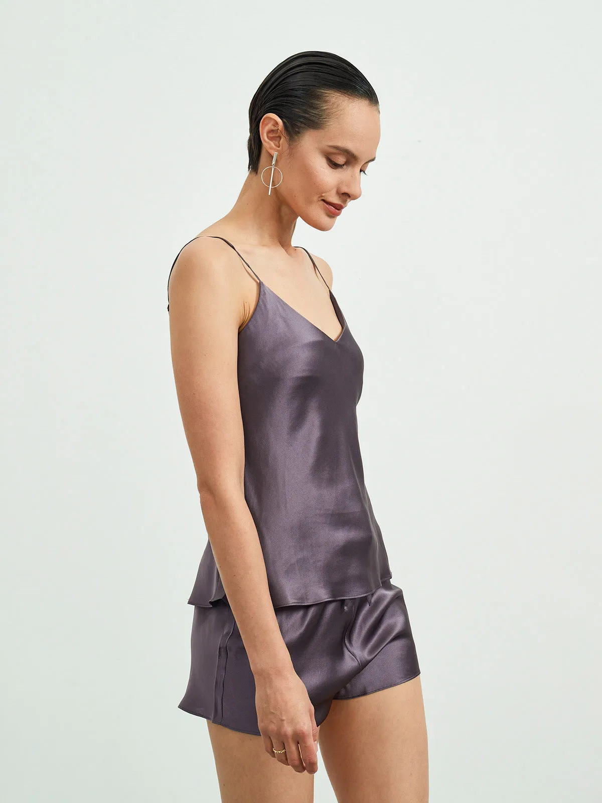 22Momme Silk Camisole & Sleep Shorts Set