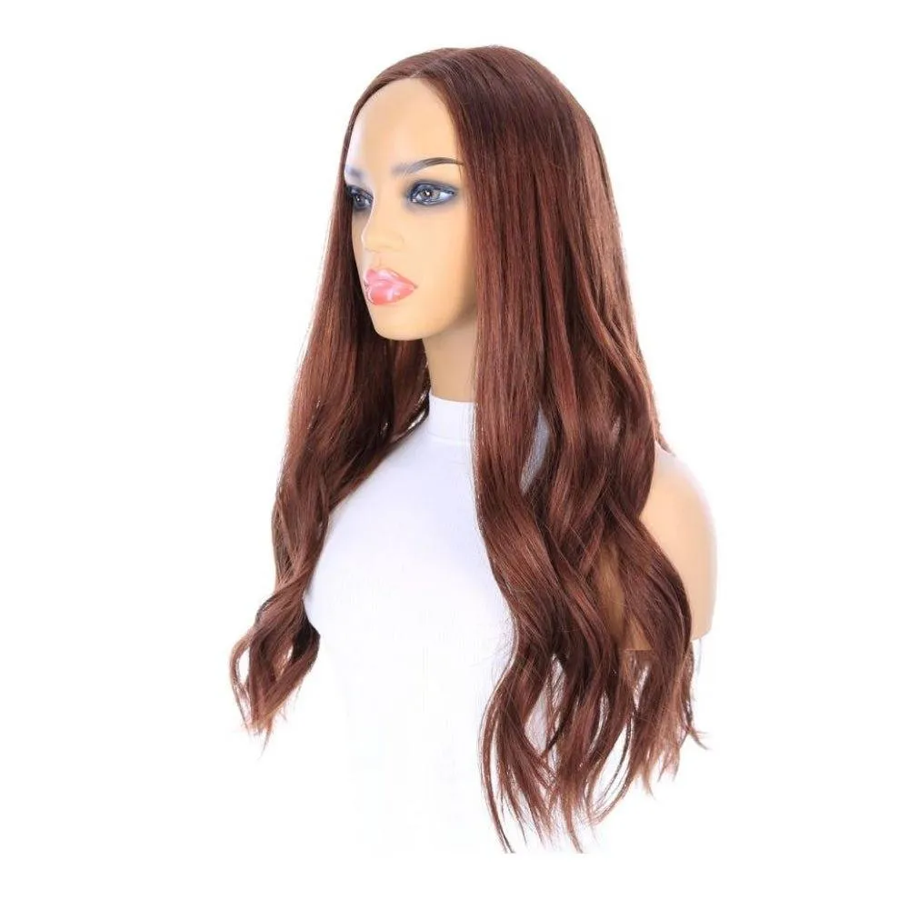 24" Divine Lace Top Topper Auburn