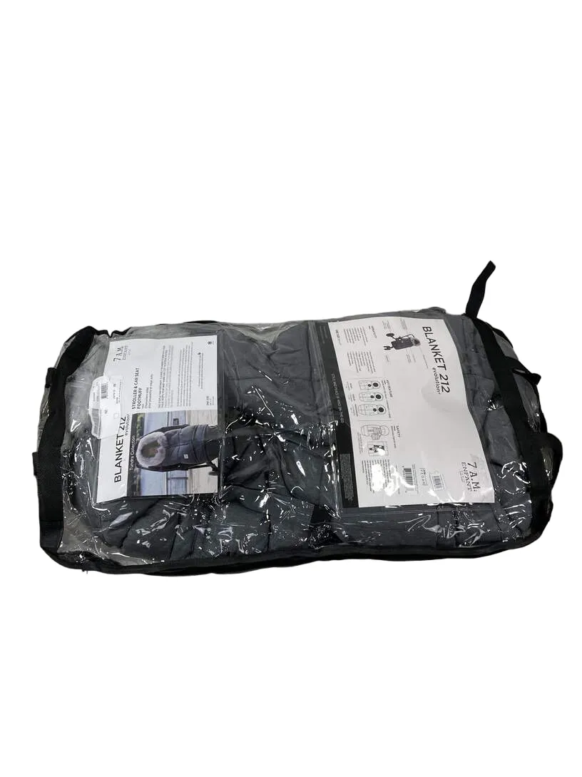 7 A.M. Enfant Blanket 212 Evolution, Black Plush