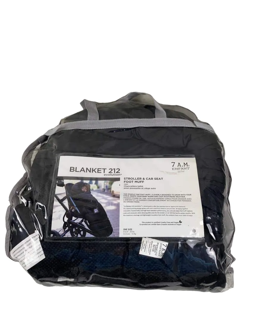 7 A.M. Enfant Blanket 212 Evolution, Black