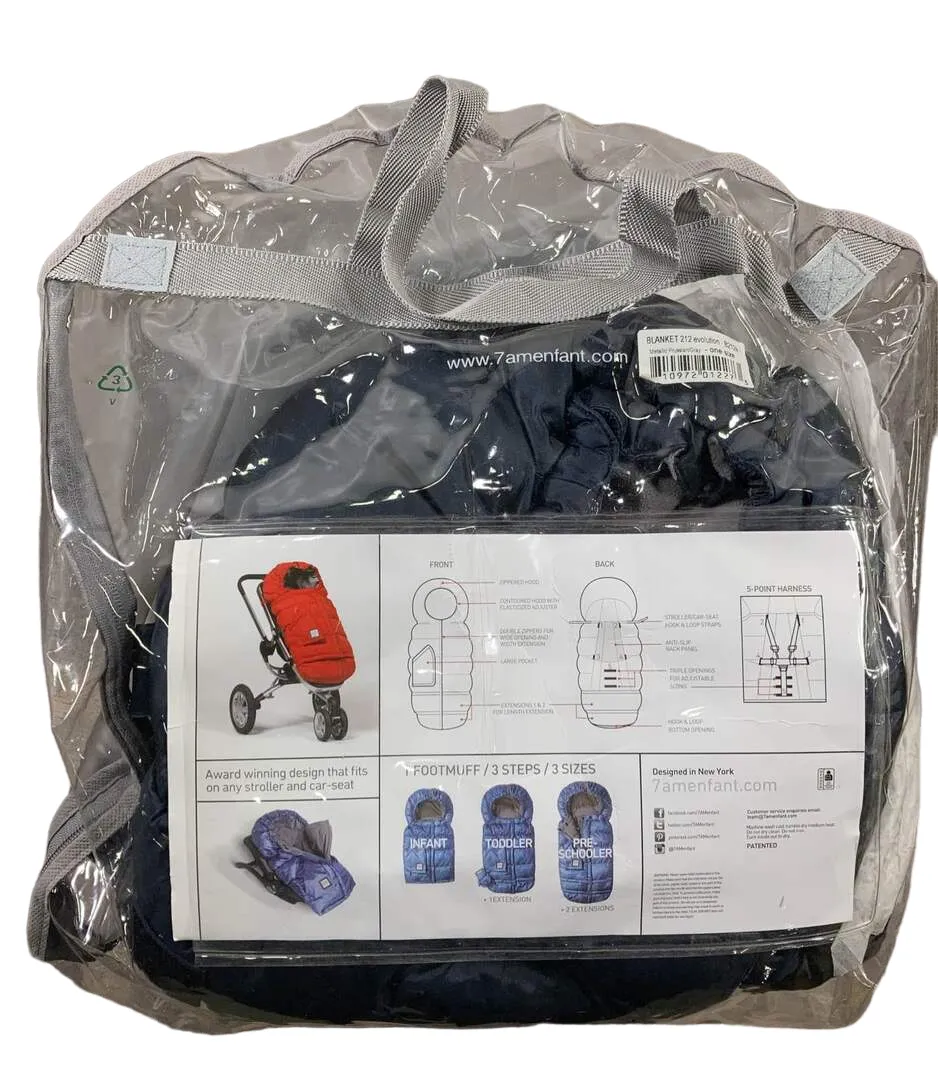 7 A.M. Enfant Blanket 212 Evolution, Black
