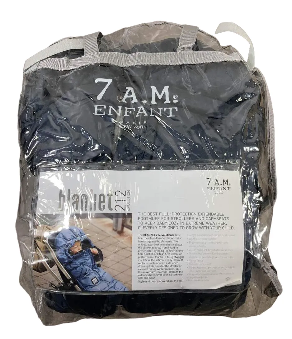 7 A.M. Enfant Blanket 212 Evolution, Black