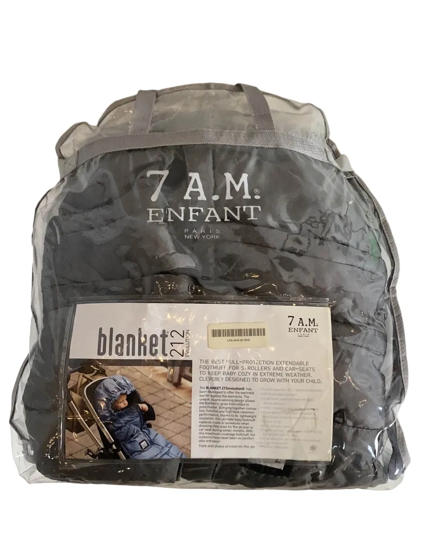 7 A.M. Enfant Blanket 212 Evolution, Heather Grey Cloud