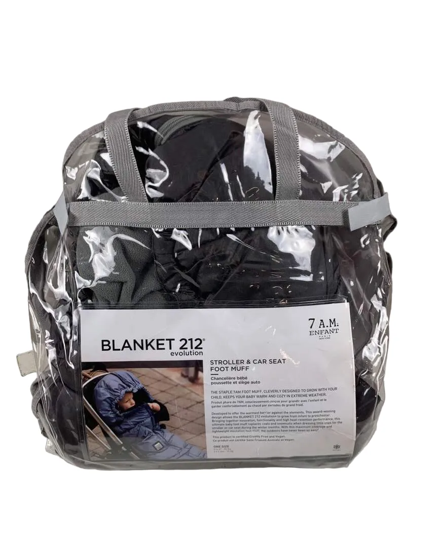 7 A.M. Enfant Blanket 212 Evolution, Metallic Charcoal