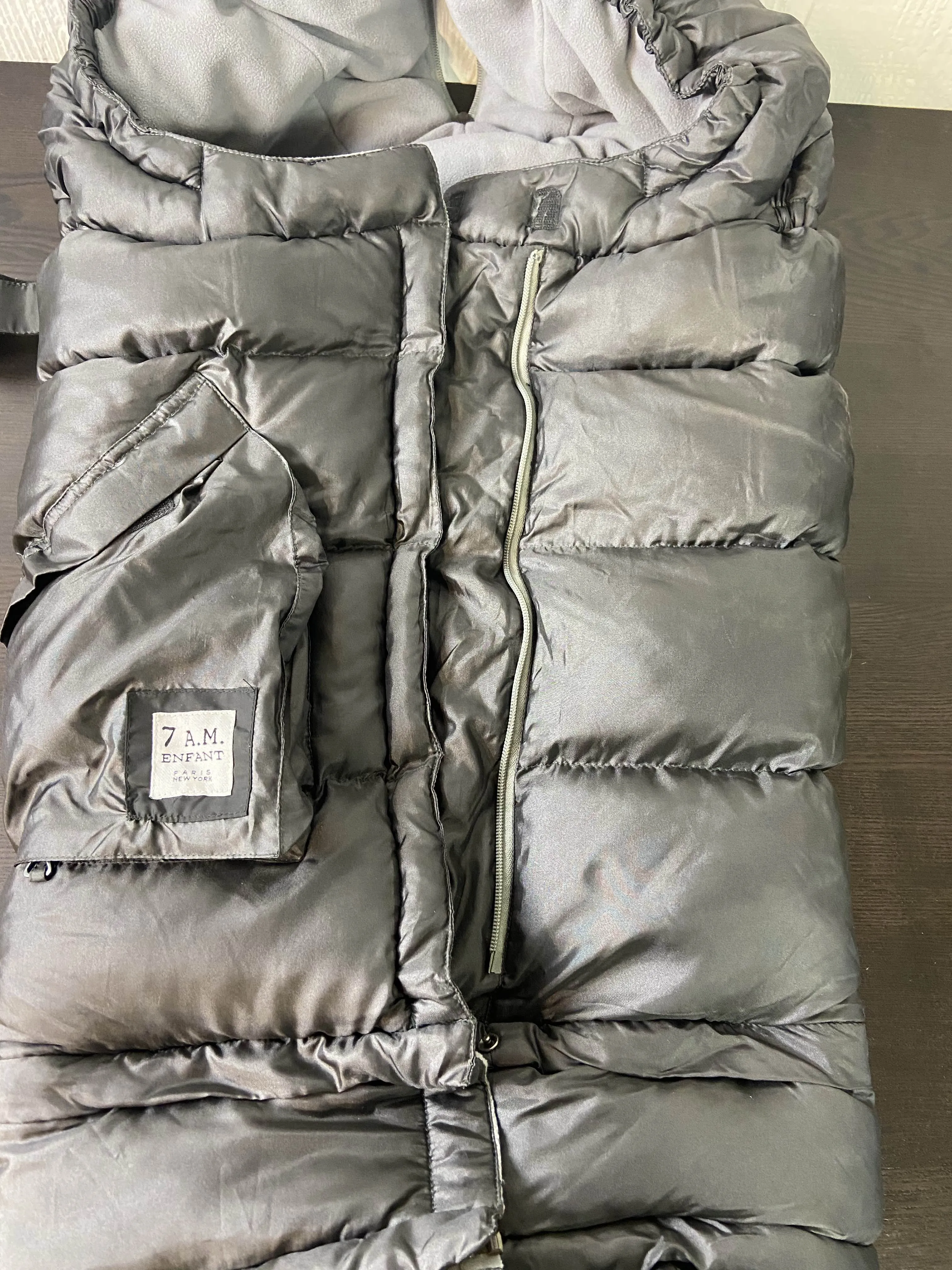 7 A.M. Enfant Blanket 212 Evolution, Metallic Grey
