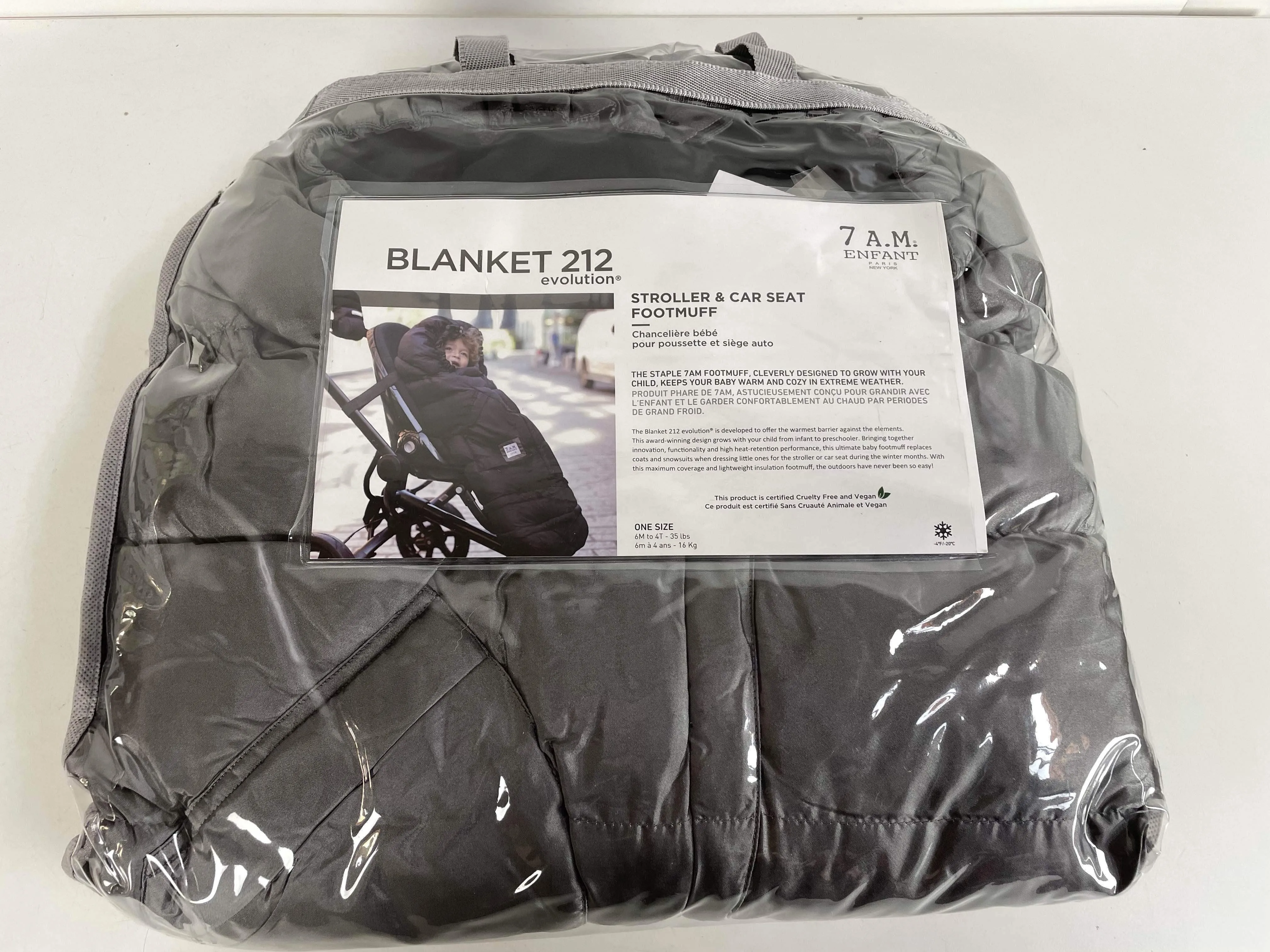 7 A.M. Enfant Blanket 212 Evolution, Metallic Grey