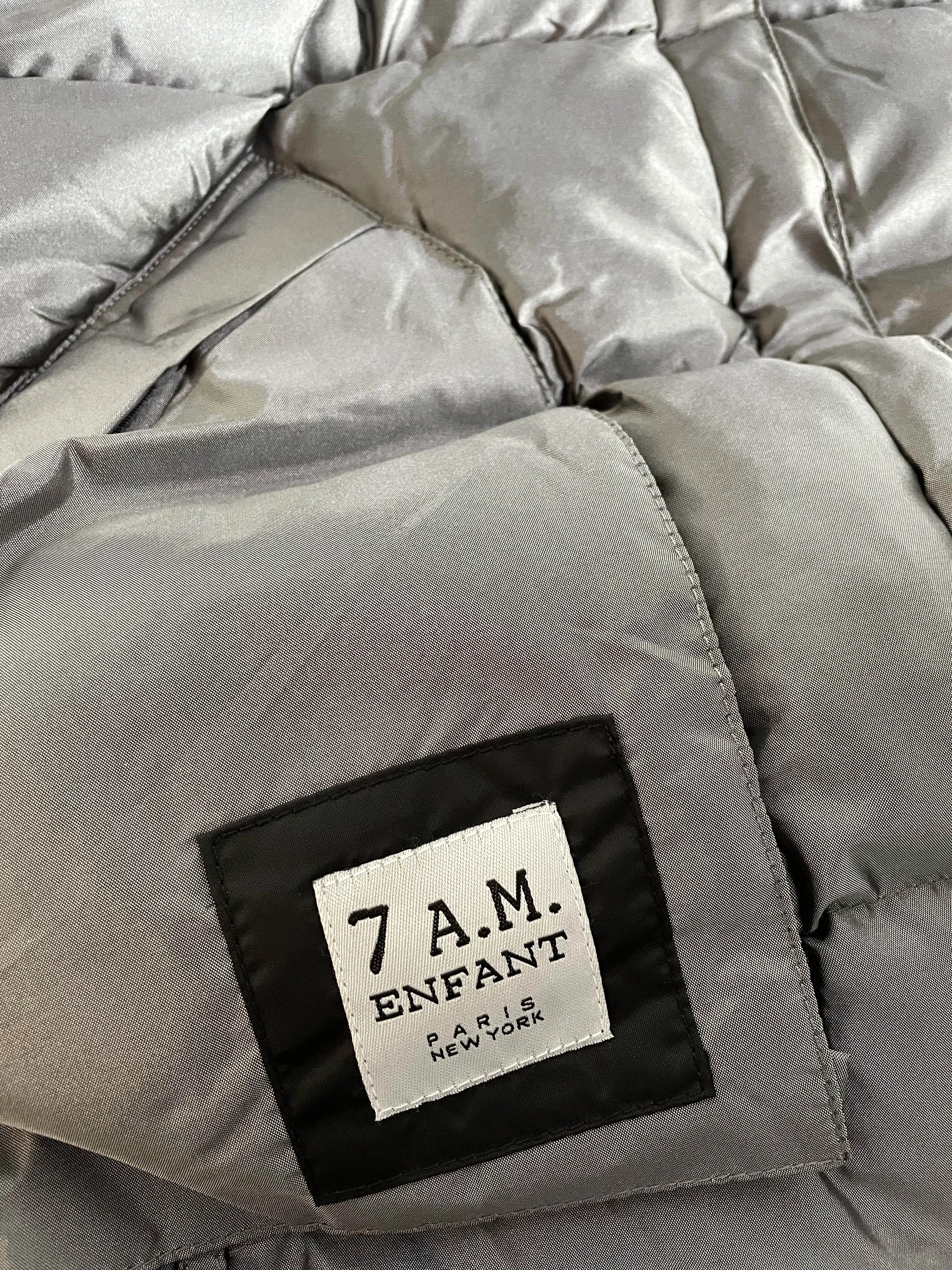 7 A.M. Enfant Blanket 212 Evolution, Metallic Grey