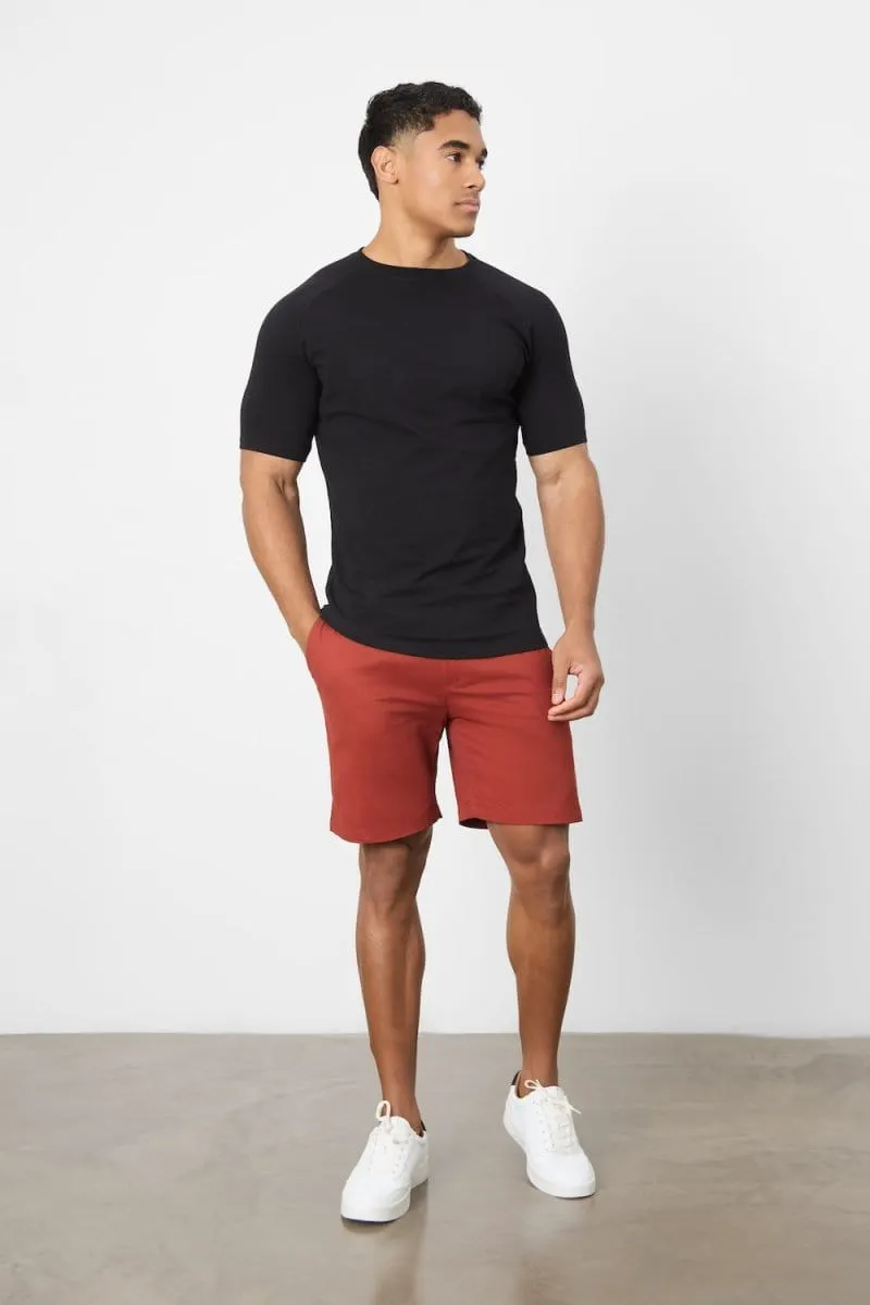 Athletic Fit Chino Shorts 7" in Cinnamon