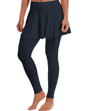 Athletic Tennis Golf Skort with Pocket Shorts darknavy_Biking