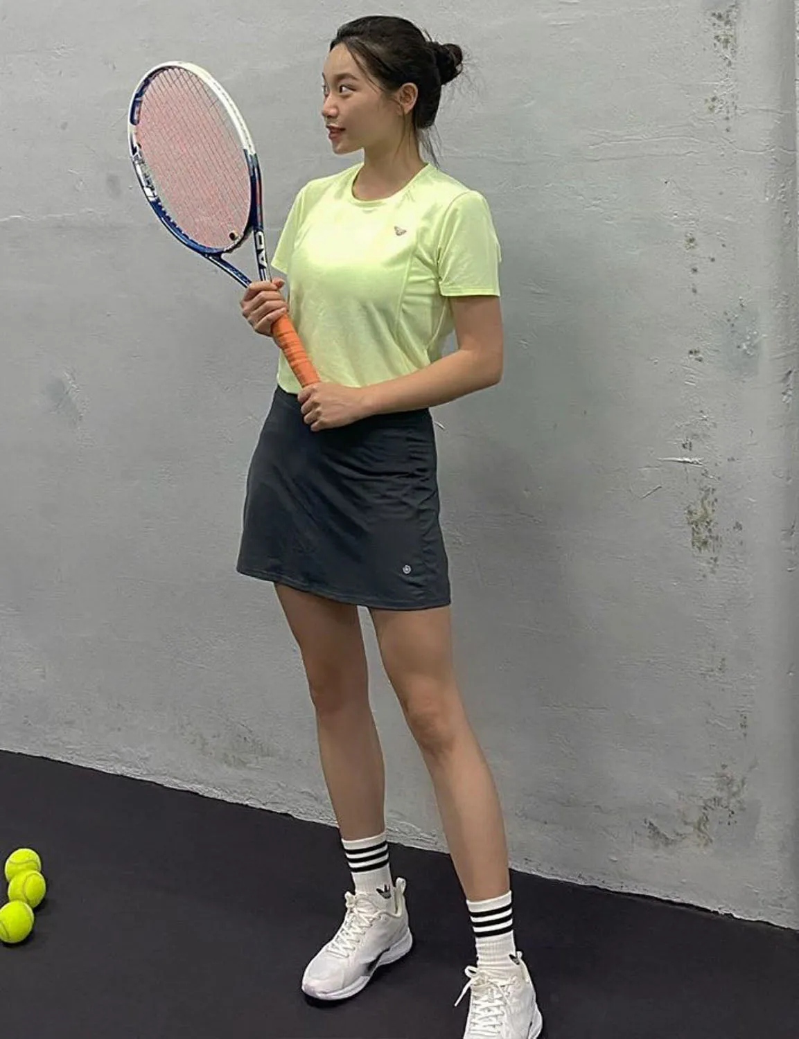 Athletic Tennis Golf Skort with Pockets Shorts shadowcharcoal ins_Golf