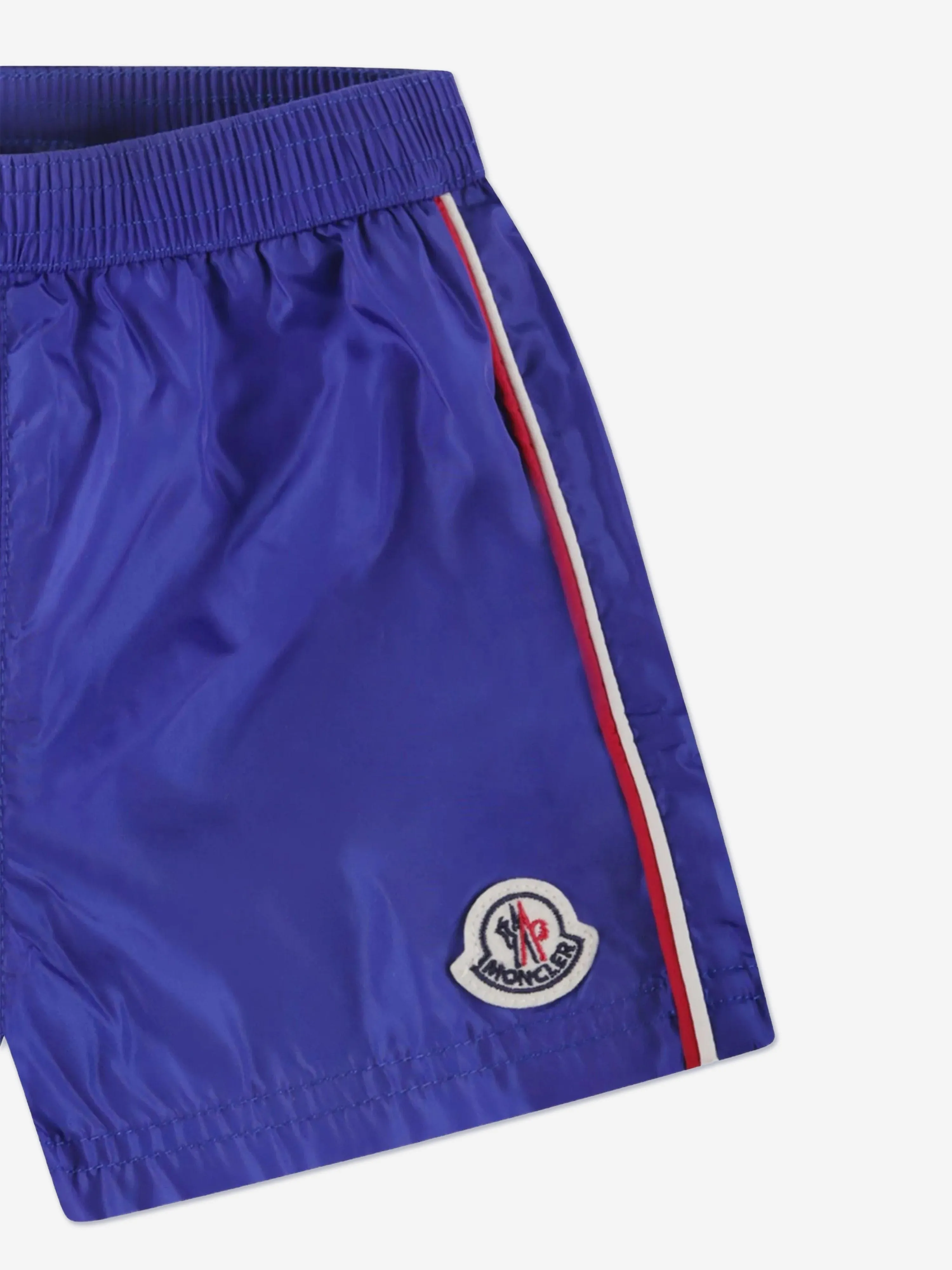Baby Boys Logo Swim Shorts in Blue