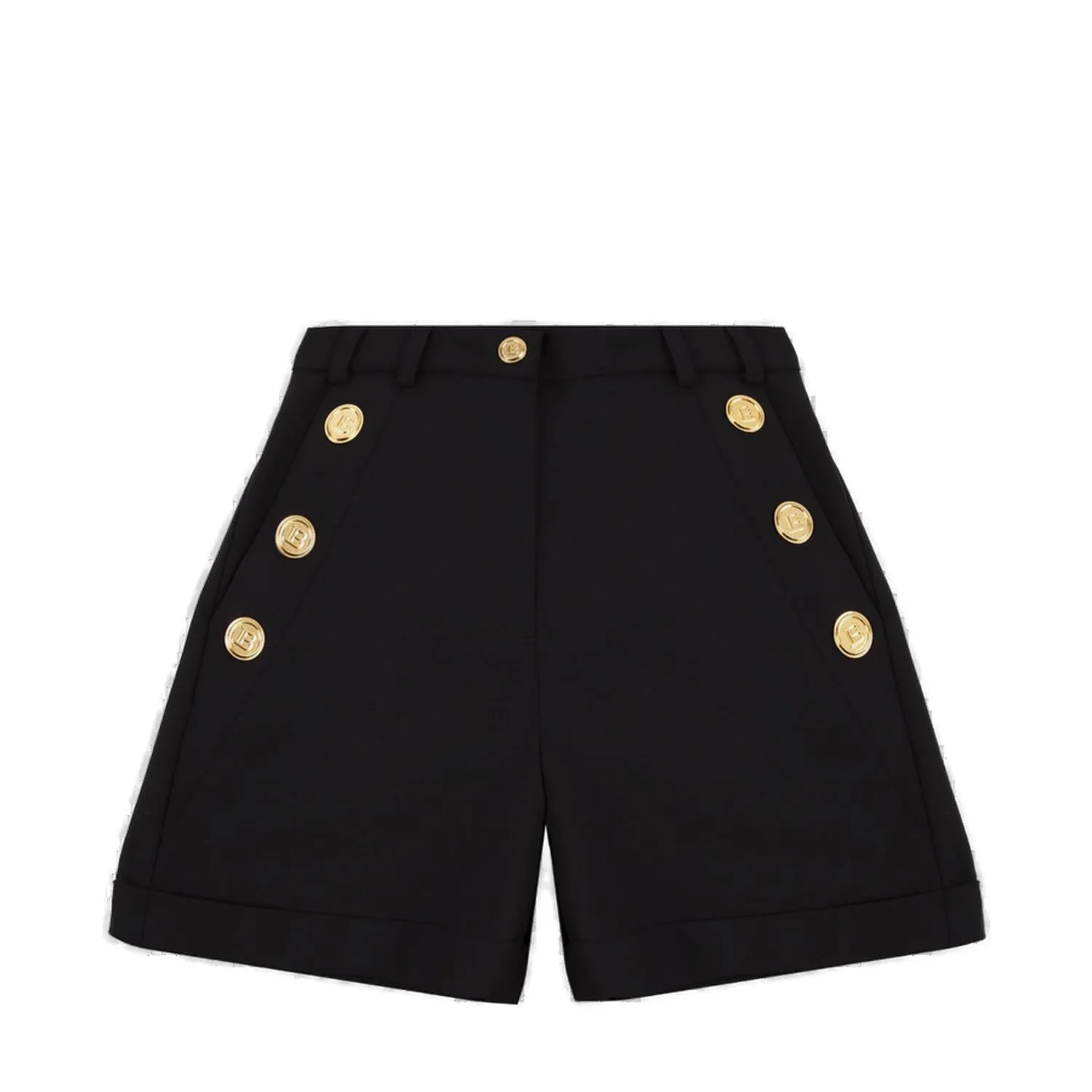 Balmain Kids Buttoned Detailed Tailored Shorts