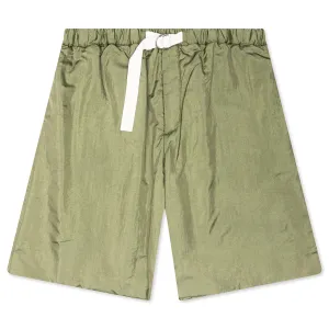 Belted Shorts - Grasshopper