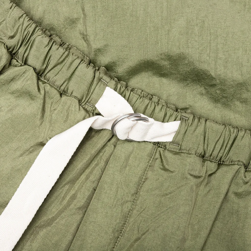 Belted Shorts - Grasshopper