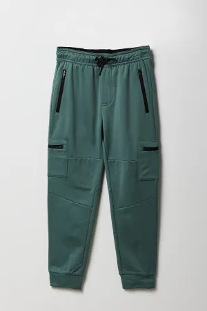 Boys Active Zip Pocket Cargo Jogger
