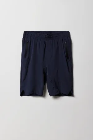 Boys Active Zipper Pocket Short