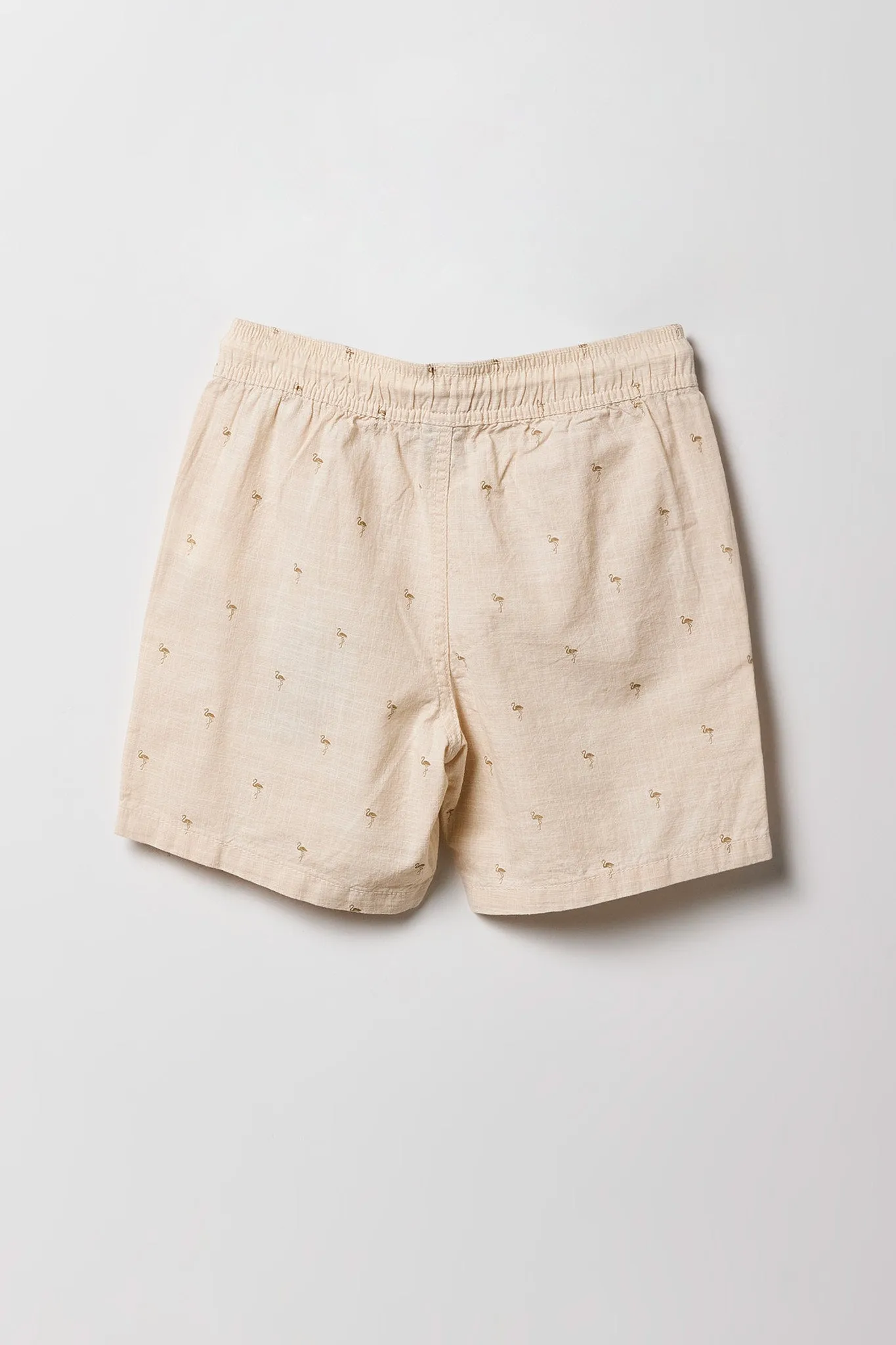 Boys Summer Print Drawstring Short