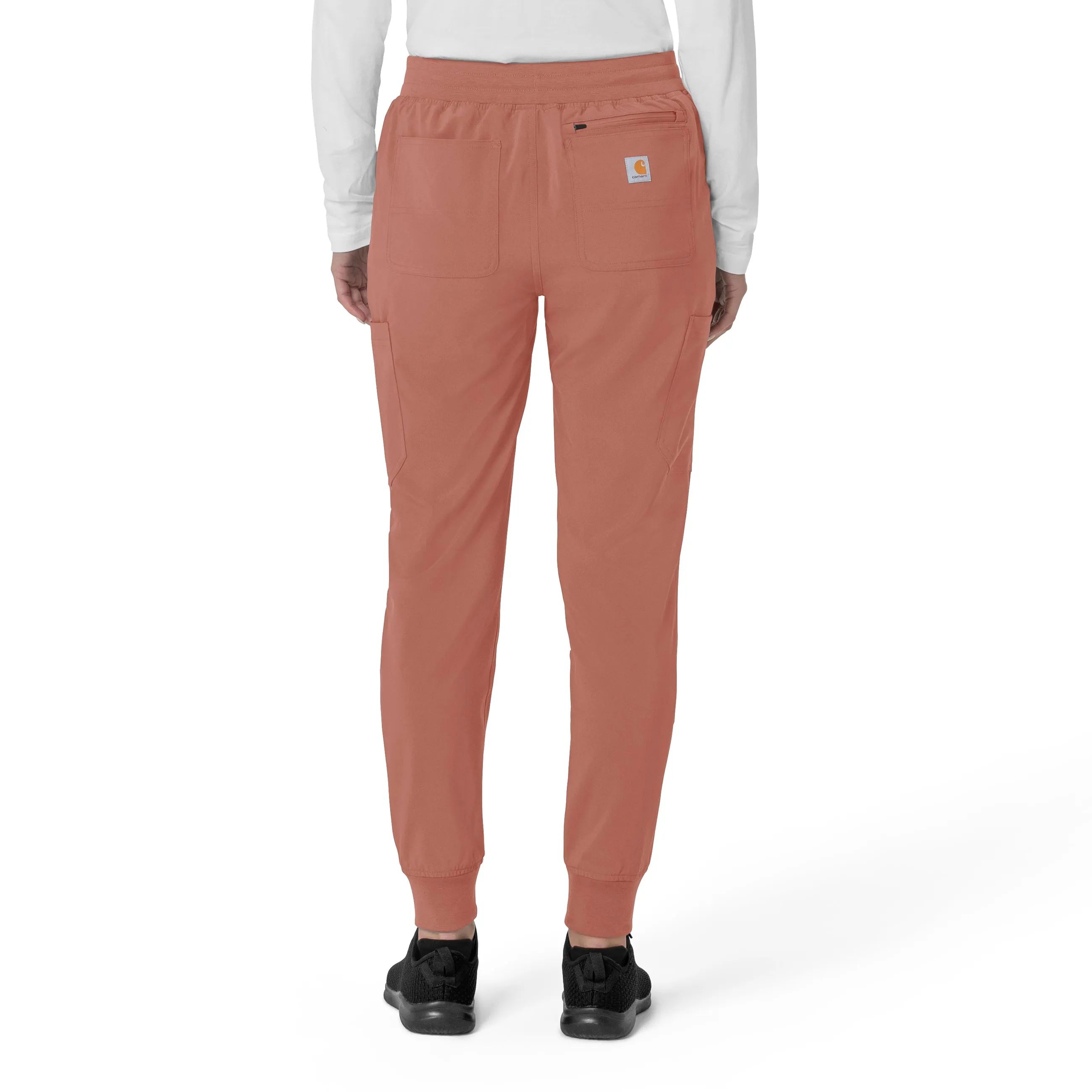 Carhartt Force Cross-Flex Women's Cargo Jogger Scrub Pant - Wildrose