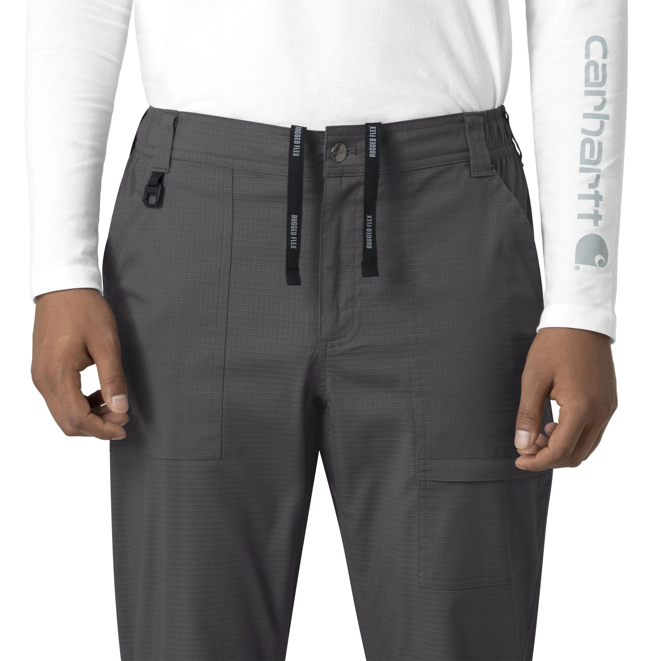 Carhartt Rugged Flex Ripstop Men's Straight Leg Scrub Pant - Dark Pewter