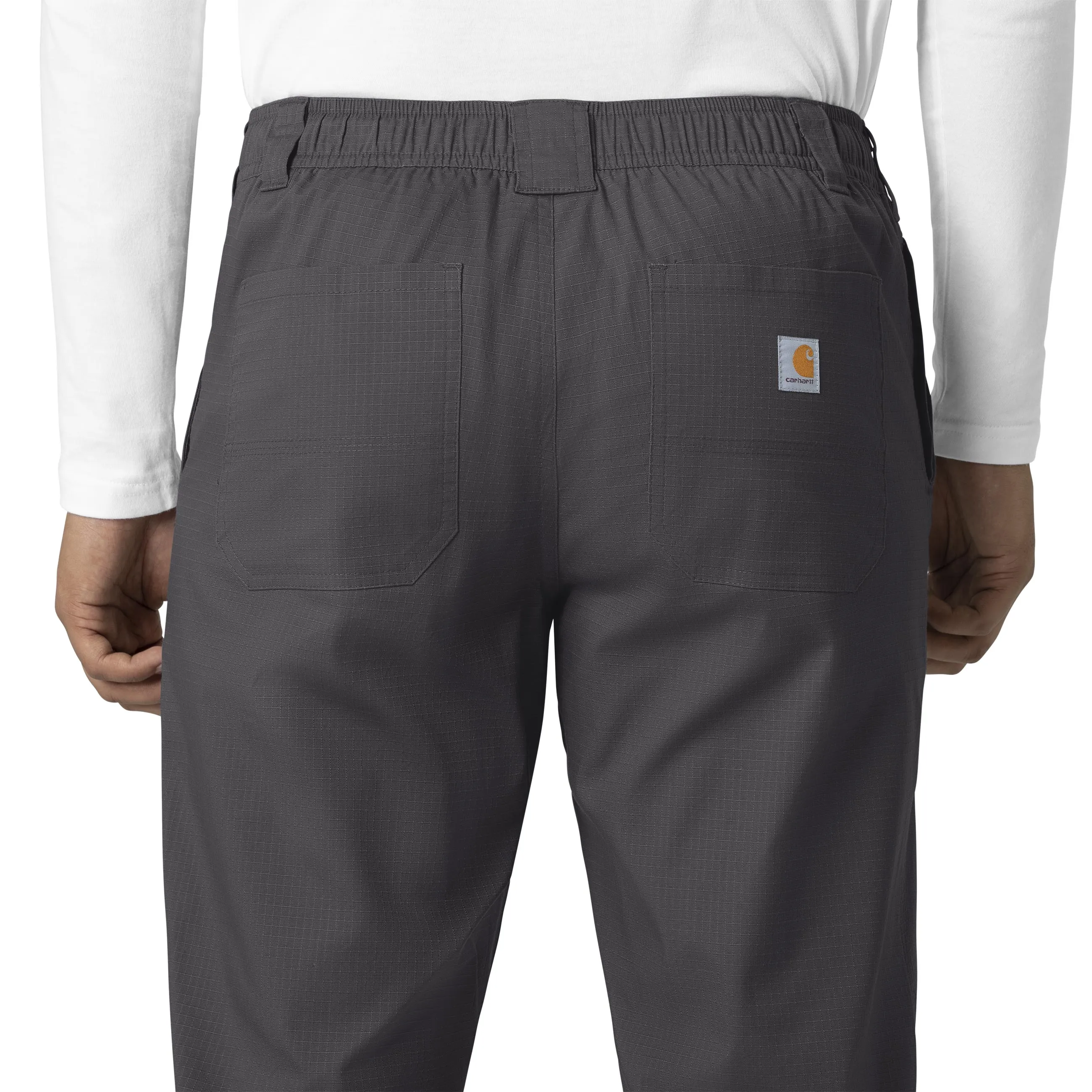 Carhartt Rugged Flex Ripstop Men's Straight Leg Scrub Pant - Dark Pewter