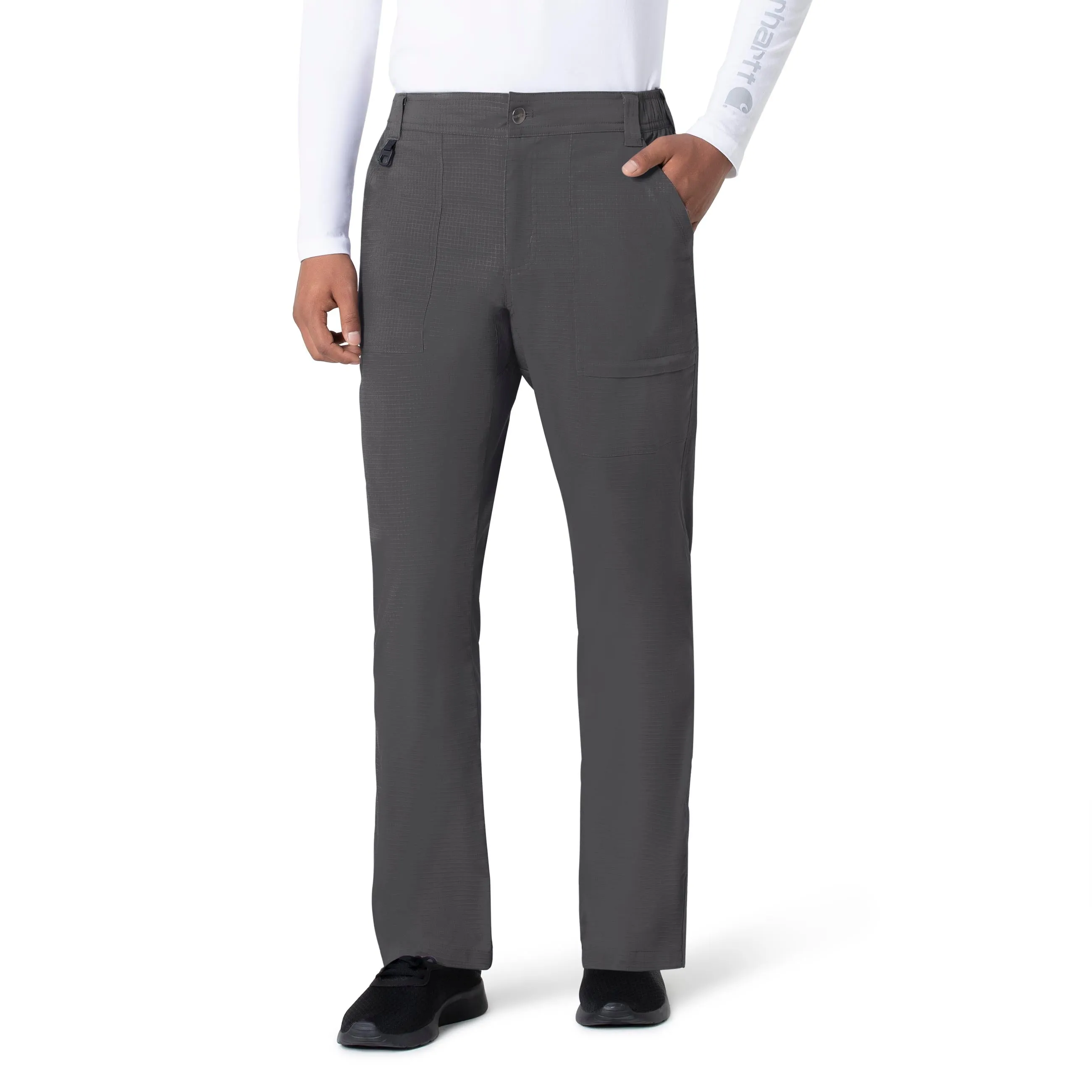 Carhartt Rugged Flex Ripstop Men's Straight Leg Scrub Pant - Dark Pewter