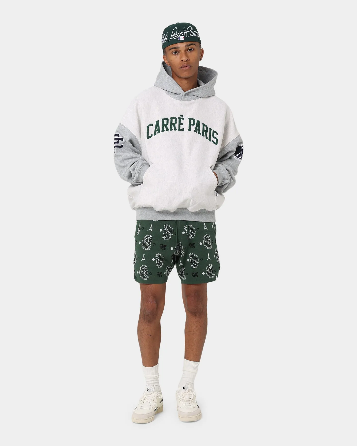 Carre Big Bandana Knitted Shorts Green