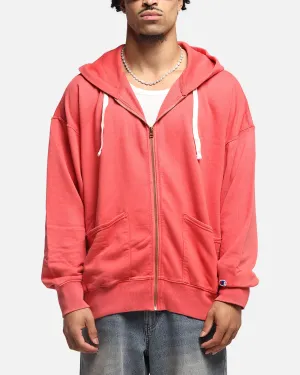 Champion Time Capsule Full Zip-Through Hoodie Red