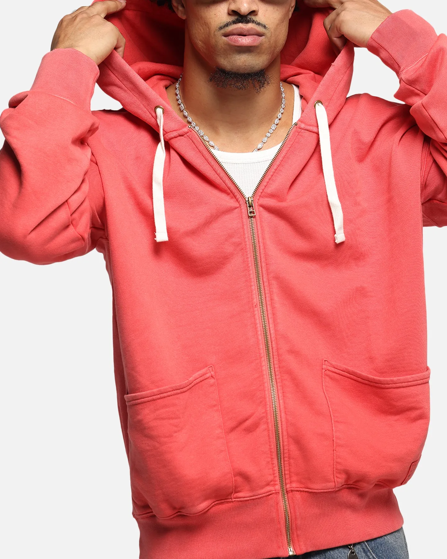 Champion Time Capsule Full Zip-Through Hoodie Red