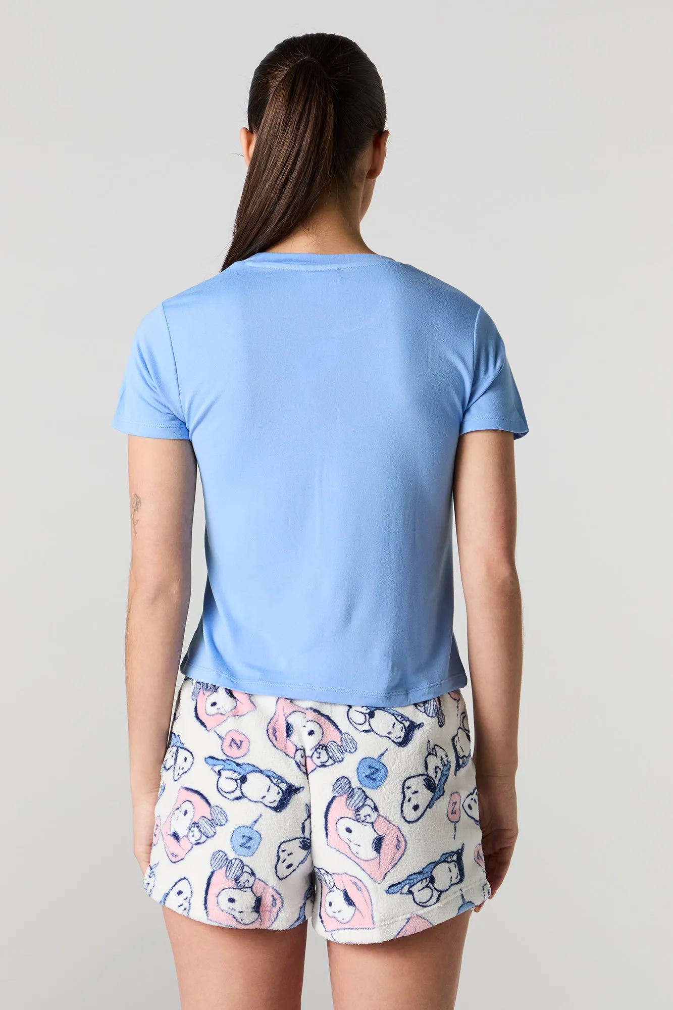 Character Graphic Plush 2 Piece Pajama Set