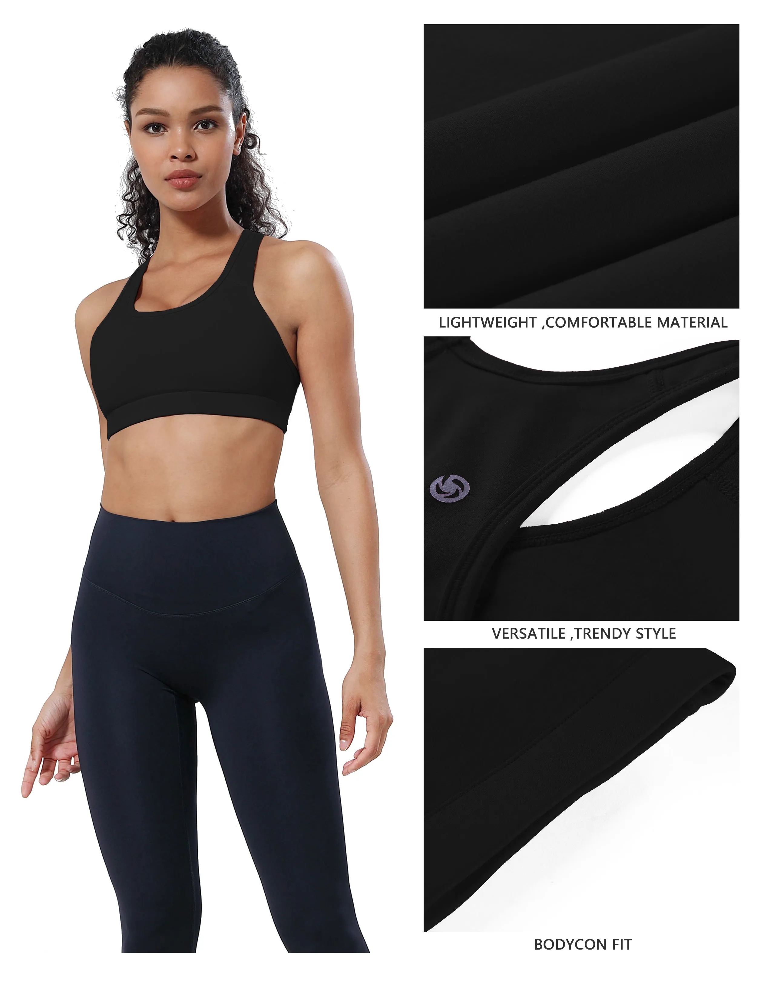Compression Racerback Sports Bras_Golf