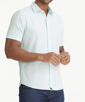 Cotton Seersucker Short-Sleeve Pavao Shirt - FINAL SALE